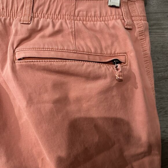 LL Bean Classic Fit Apparel Pink Stretch Pants Straight Leg Pockets Size 32 X 30 - Picture 5 of 8